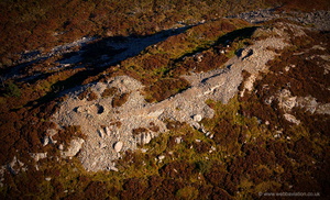 Garn Boduan  Iron Age hillfort  from the air 