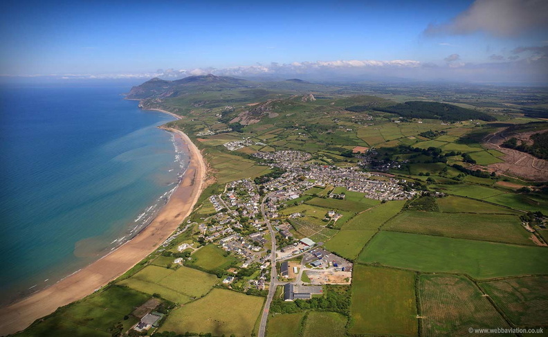  Nefyn on the Lleyn Peninsiula  North Wales aerial photograph