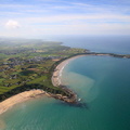 Penryhn Nefyn on the Llŷn Peninsiula North Wales  aerial photograph