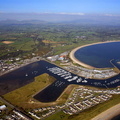 Pwllheli Wales  from the air 