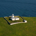 Saint Tudwal's Islands  Lighthouse  Wales  from the air 