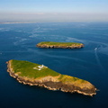 Saint Tudwal's Islands  Wales  from the air 