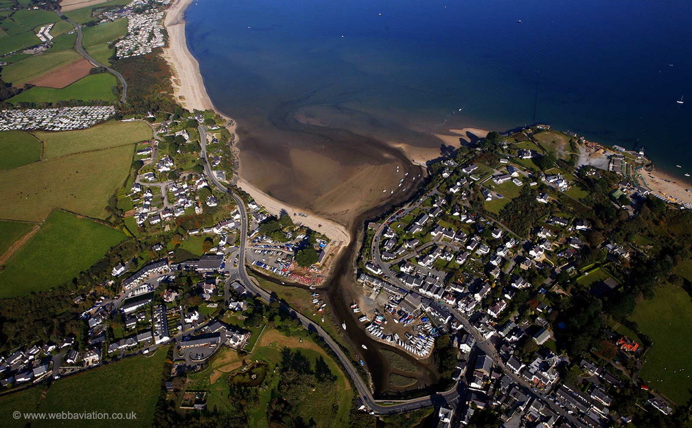 Abersoch Llyn Peninsula  Wales  from the air 