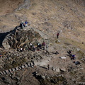 summit of  Snowdon  aerial photograph 