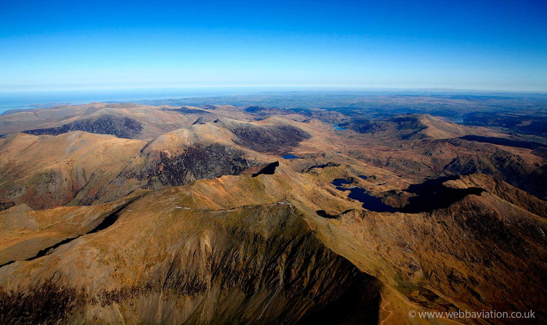Snowdonia aerial photograph 