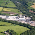 Bridgend Paper Mill aerial photograph