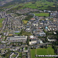  Pyle ( Y Pîl )   Bridgend county borough, South Wales aerial photograph 