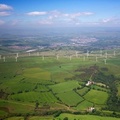 Taff Ely Wind Farm from the air