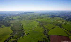 Taff Ely Wind Farm aerial photograph