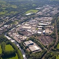 Treforest Industrial Estate, Pontypridd aerial photograph