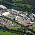 Treforest Industrial Estate, Pontypridd aerial photograph