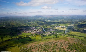 Builth Wells from the air