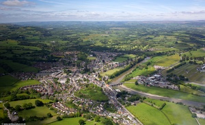 Builth Wells from the air