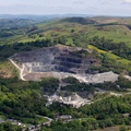 Hanson Aggregates Builth Quarry from the air