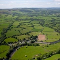 Irfon River Caravan & Camping Park & River Wye Powys Wales from the air
