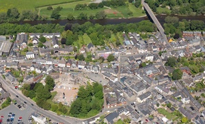 Hay-on-Wye from the air