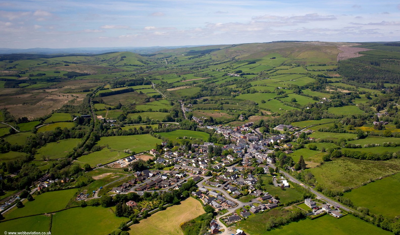 Llanwrtyd Wells from the air