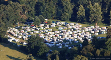 Caravans Welshpool  from the air