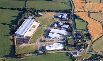 Ravenscroft Court Enterprise Park Buttington Cross Welshpool  from the air