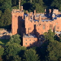 Powis Castle from the air
