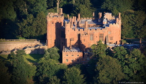 Powis Castle from the air