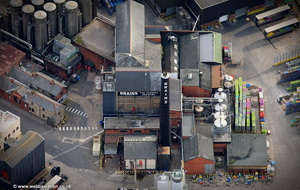 Brains Brewery Cardiff aerial photograph