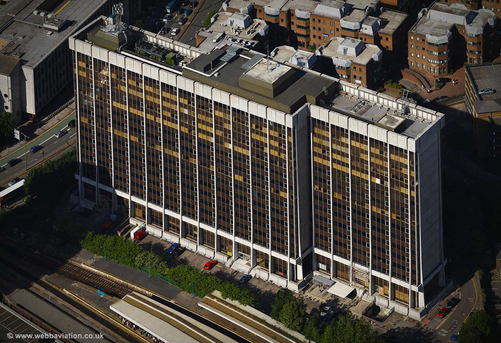 Brunel House Cardiff CF24 aerial photograph