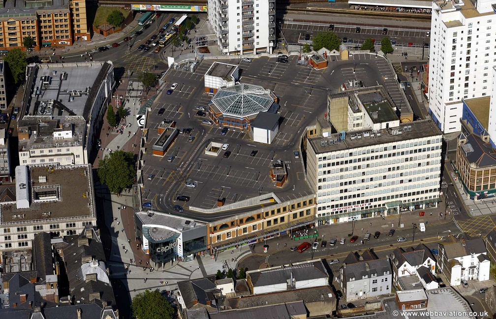 Capitol Centre Cardiff aerial photograph