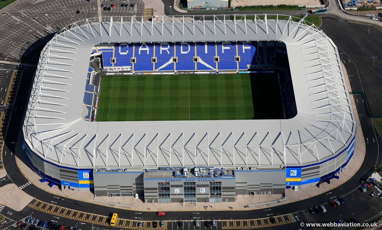 Cardiff City Stadium aerial photo 
