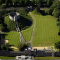 Cardiff Castle aerial photograph