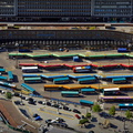 Cardiff Central bus station aerial photograph