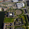 County Hall, Cardiff aerial photograph