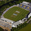 Sophia Gardens cricket ground  aerial photo 