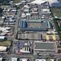 Hadfield Road - Penarth Rd Industrial area  Cardiff  aerial photograph