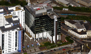 Helmont House Cardiff aerial photograph