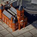 Pierhead Building Cardiff aerial photograph