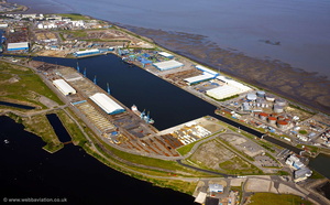 Port of Cardiff aerial photograph