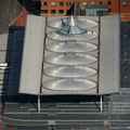 the Senedd Cardiff - Welsh  National Assembly building aerial photograph