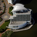 St David's Hotel Cardiff  aerial photograph