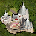 Castell Coch aerial photograph