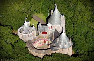 Castell Coch aerial photograph