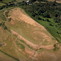 Cil Ifor Top hill fort  Llanrhidian from the air  