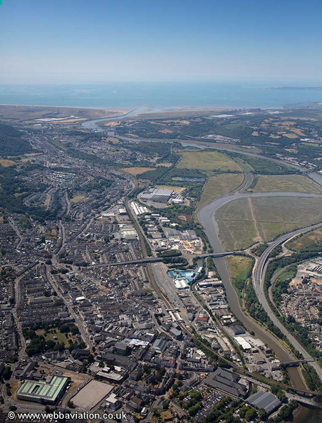 Neath  South Wales from the air ( Castell-nedd )