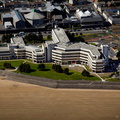 Civic Centre, Swansea Wales aerial photograph