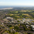 Fforestfach Swansea Wales aerial photograph