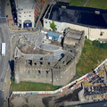 Swansea Castle aerial photograph