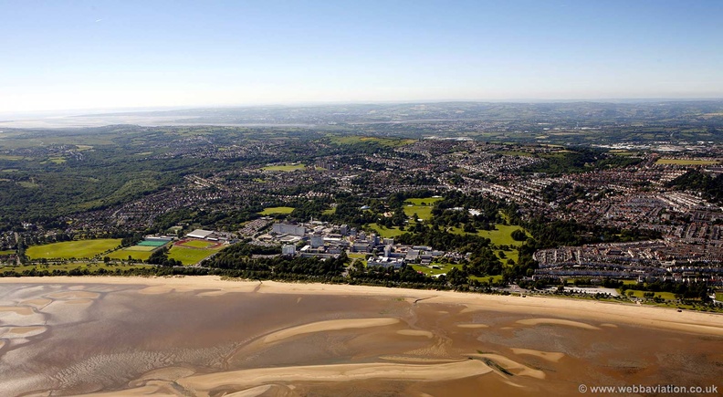 Swansea University aerial photograph