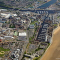 Swansea Wales aerial photograph