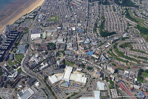 Wind Street Swansea aerial photograph