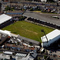 Vetch Field football stadium, Swansea Wales aerial photograph